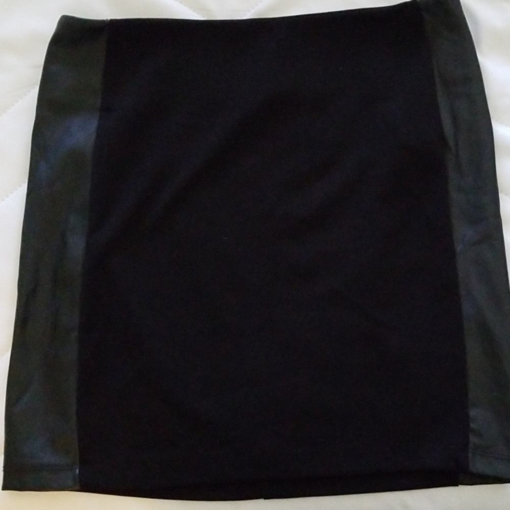 Forever 21- Edgy Black Mini Skirt